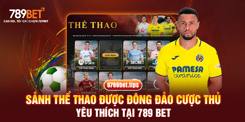 Sảnh thể thao được đông đảo cược thủ yêu thích tại 789 BET